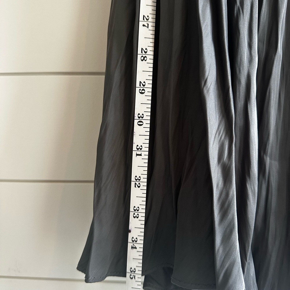 Zara Grey Pleated Skirt size M/L - Picture 6 of 6